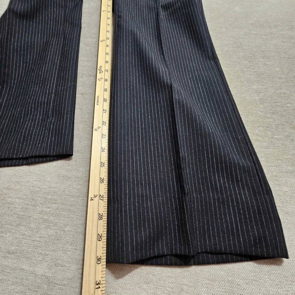 Playboy 3-Piece Suit Men Black Pinstripe Vintage Blazer 40R Vest Trousers Set